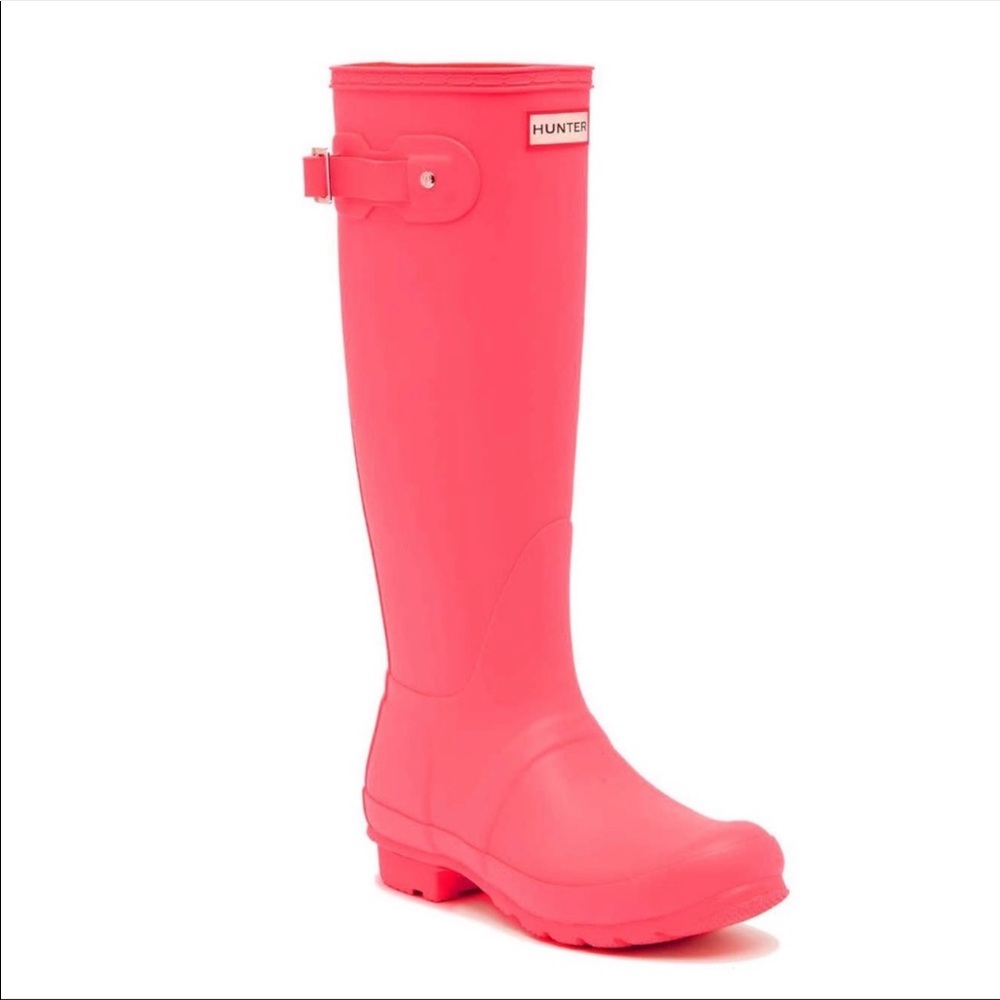 Hunter boots hyper pink